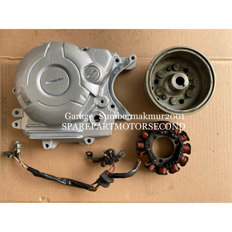 Blok Maghnet Set Spul Blok Pengapian Kiri Yamaha Jupiter Z Burung Hantu Vega / r New Original Copota