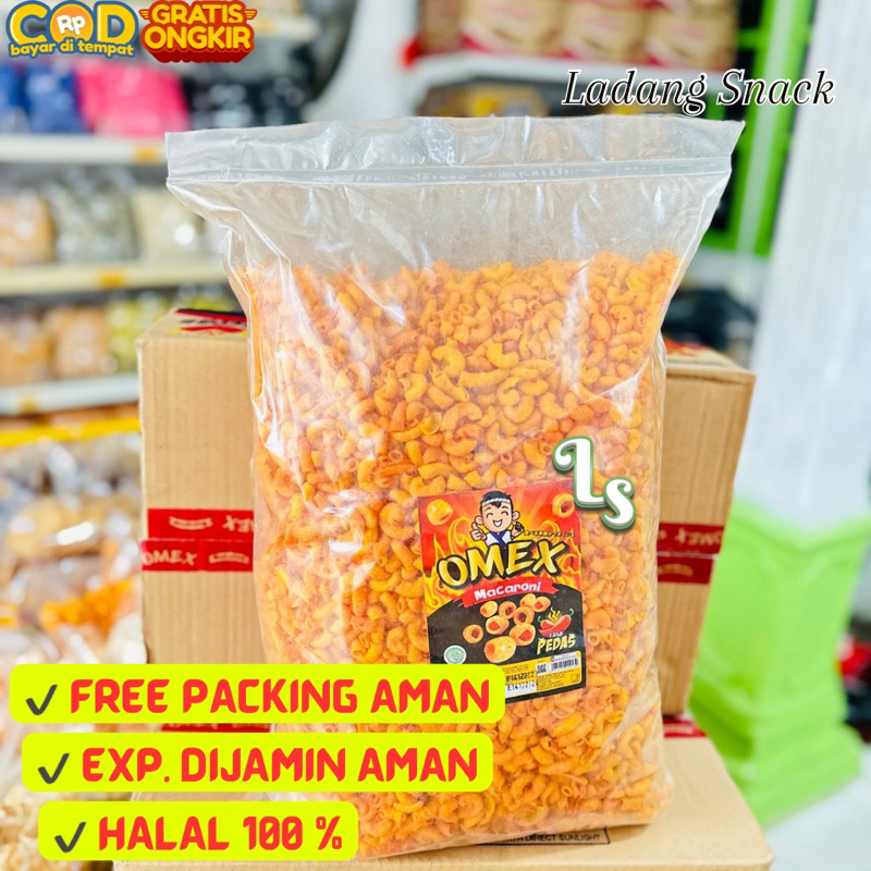 

[ GROSIR ][ 3 KILOGRAM ] MAKARONI OMEX MERAH BALADO 3 KILO // MAKARONI PEDAS KILOAN GROSIR // MAKARONI MASAK BALADO / MAKARONI OMEX PEKANBARU / LADANG SNACK PEKANBARU / LADANG SNACK PKU / AGEN SNACK PEKANBARU / AGEN OMEX PEKANBARU / MAKARONI OMEX PEDAS