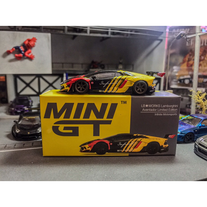 MiniGT Lamborghini Aventador LB Works Infinite Motorsport