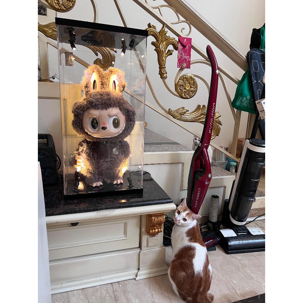 action figure box pakai lampu | display box| box figure| custom  box display akrilik