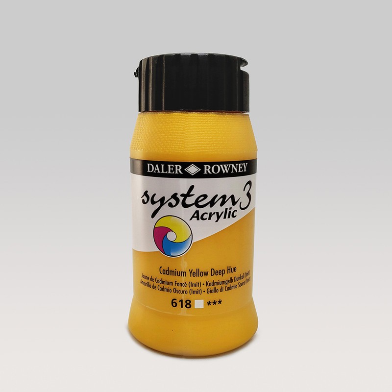 

Daler-Rowney System3 Or 500ml Seri Yellow & Orange- Cat Akrilik