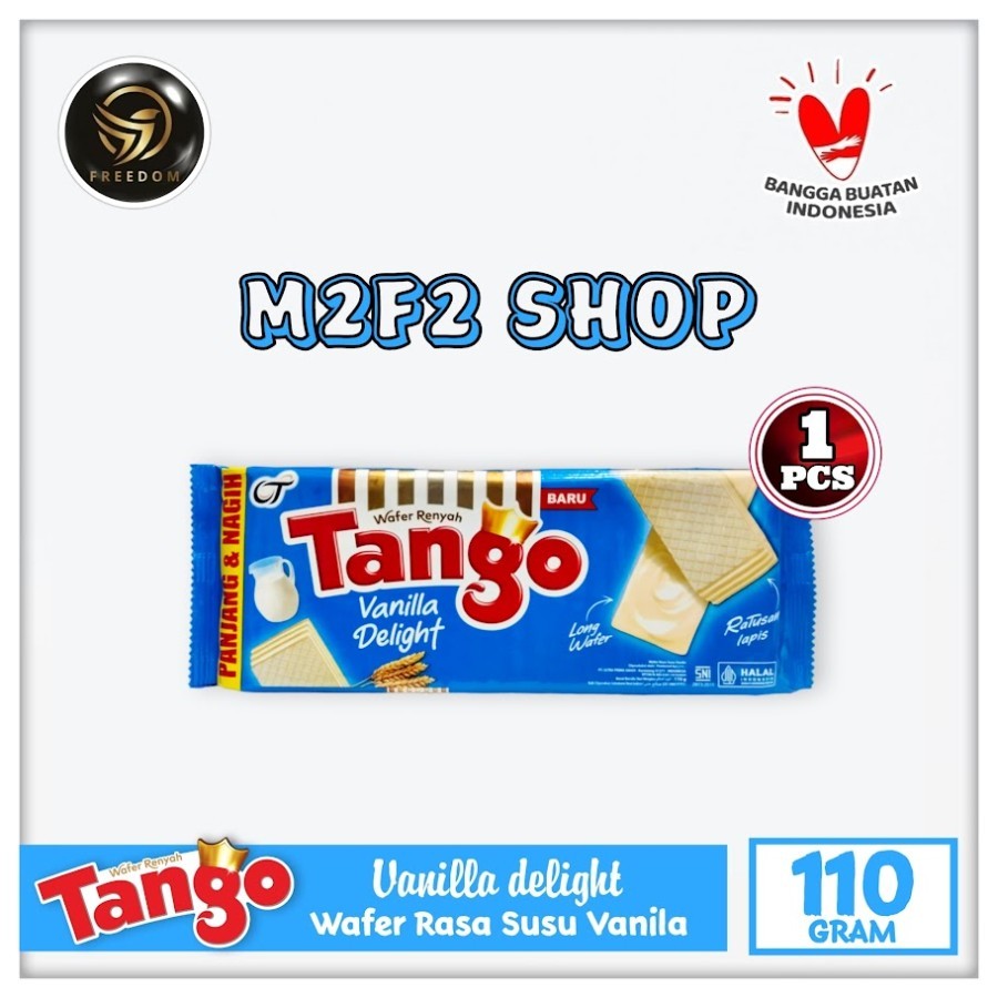 

Tango Wafer Vanilla Delight | Susu Vanila - 110 gr (Kemasan Satuan)