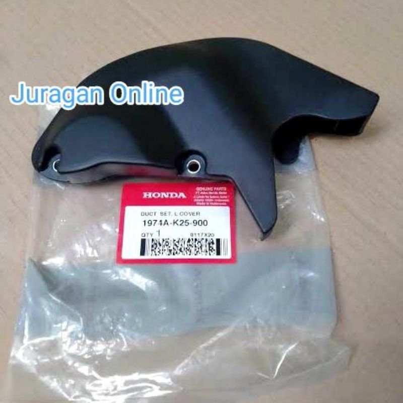 cover l duct tutup blok cvt beat fi Scoopy fi starter kasar vario 110 spacy fi original 1974a-k25-90