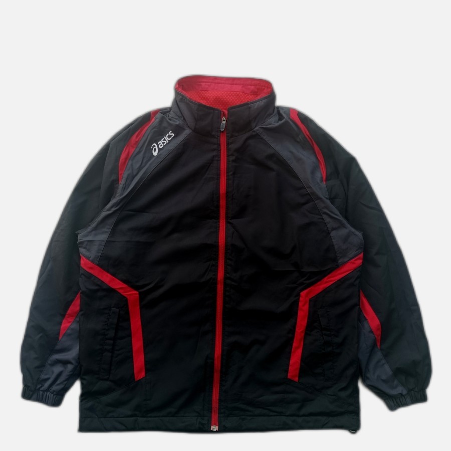 jaket asics windbreaker tritone track jacket running