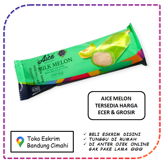 

Es Krim Ice Cream Eskrim Aice Milk Melon Bandung Cimahi