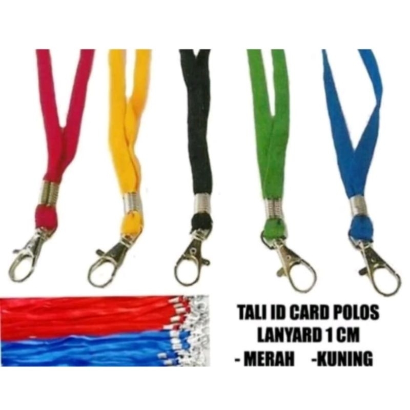

kalung tali lanyard id card holder kait besi ukuran 1cm