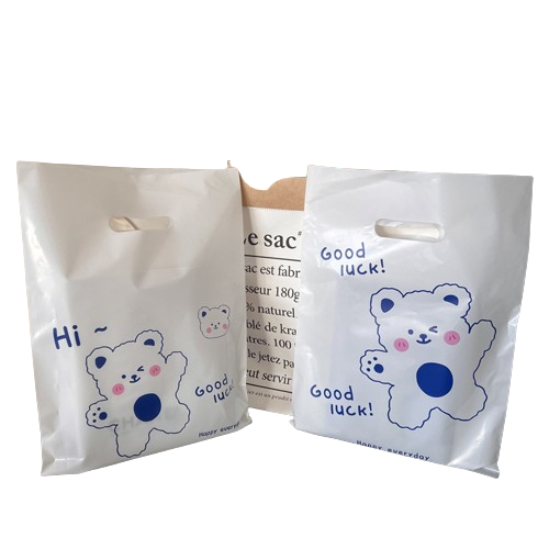 

Paper Bag Plastik - Kantong Good Bear Tas Jinjing Plastik Gift Bag Hadiah Lucu