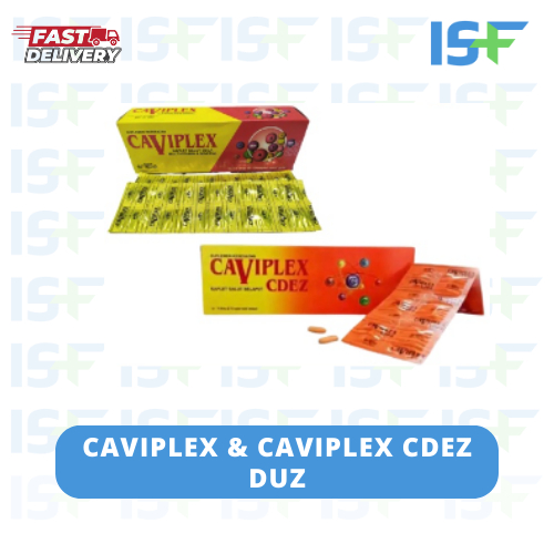 ISF Caviplex & Caviplex CDEZ Multi Vitamin C Caviplek Box Tablet Dus
