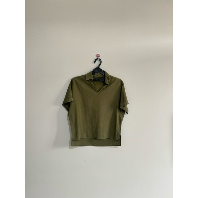 baju atasan wanita by tavia the label warna hijau army