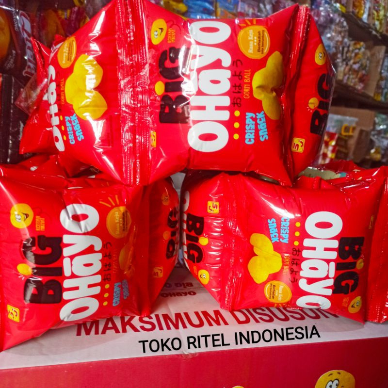 

Chiki Big Ohayo Berhadiah (1 Renceng isi 10 pcs)/Ciki Berhadiah Big Ohayo/Snack Berhadiah Big Ohayo