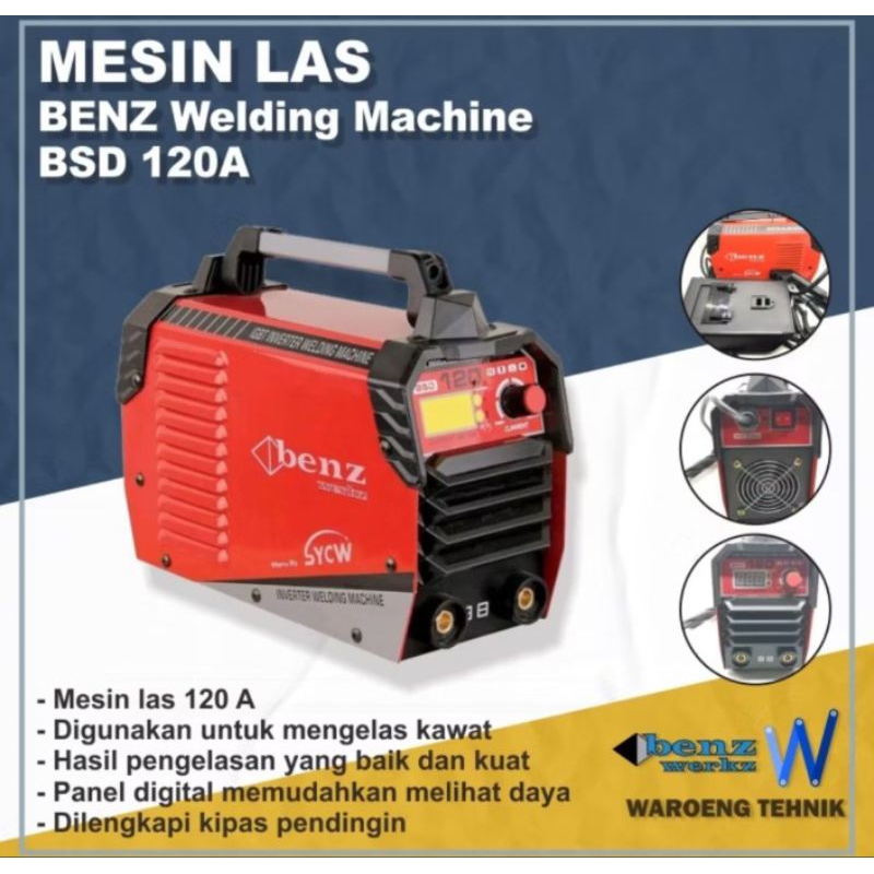 Mesin Las Benz Inverter / Travo Las Double PCB 120A BSP-120