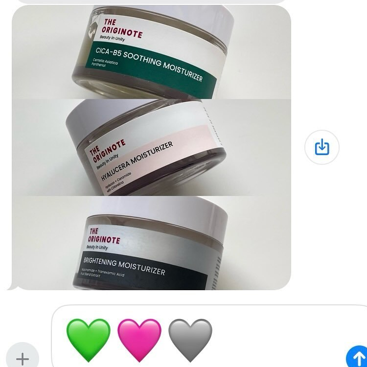 THE ORIGINOTE MOISTURIZER SERIES/HYALUCERA,BRIGHTENING,CICA CALM ACNE