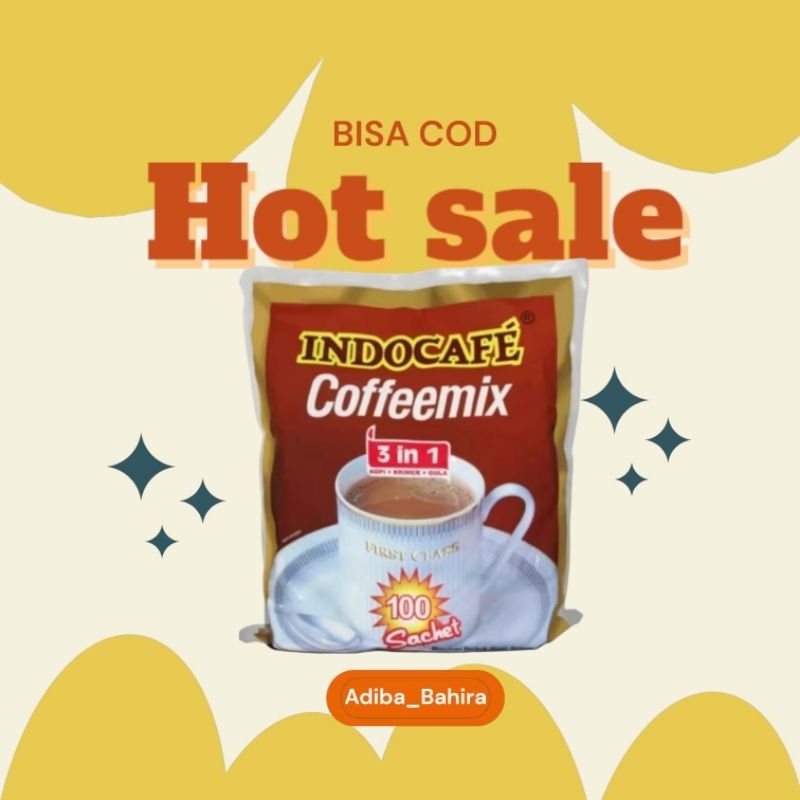 

1 BAG INDOCAFE COFFEEMIX ISI 10 RENCENG × 10 SACHET