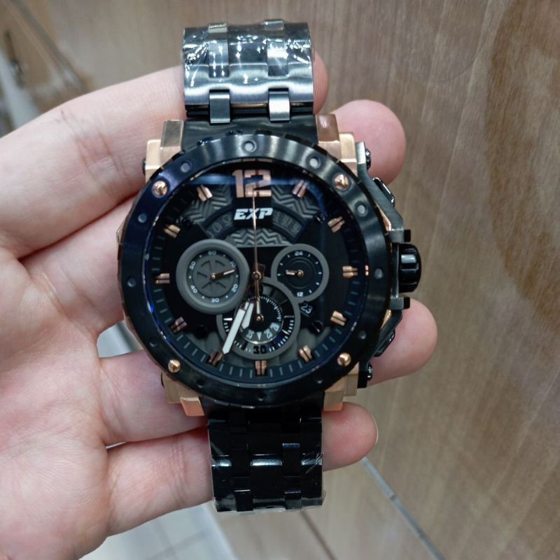 JAM TANGAN PRIA EXPEDITION EXP 6402 E 6402 E6402 RANTAI ORIGINAL