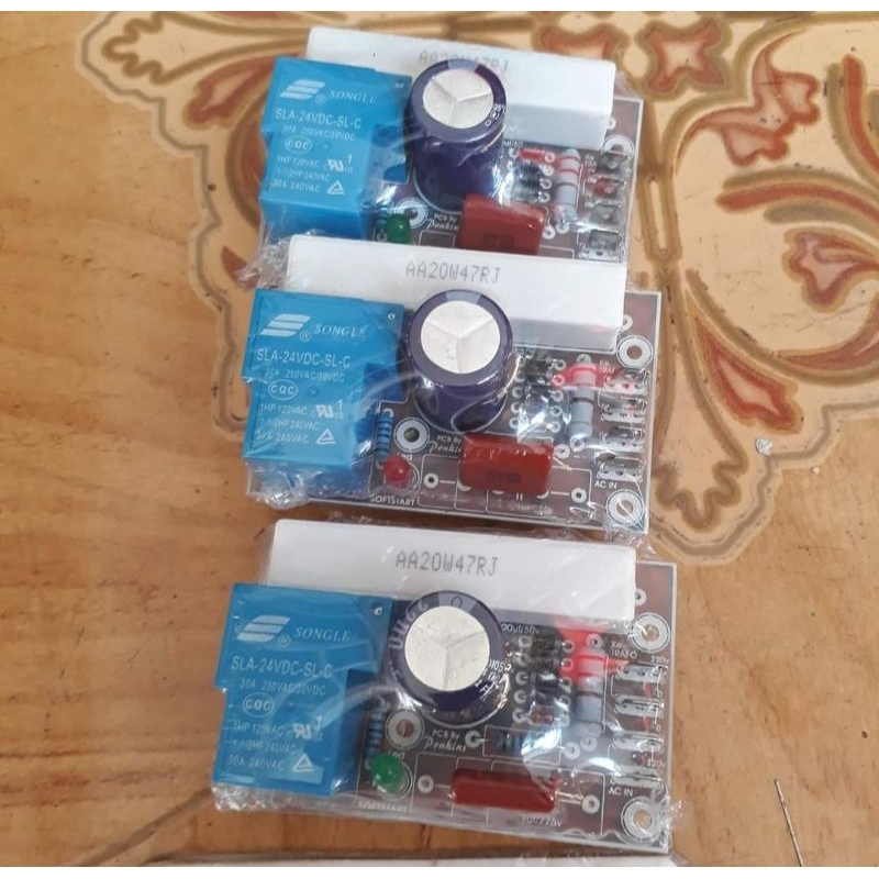 produk softstart tegangan listrik pada power amplifier