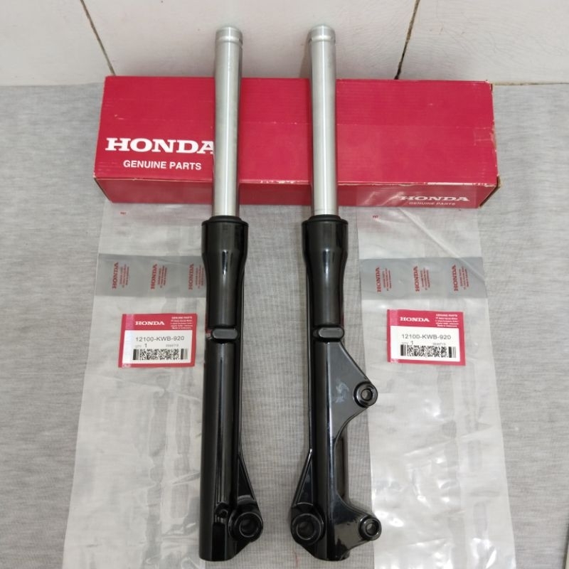 As shock depan plus tabung honda revo absolut 1set kanan kiri