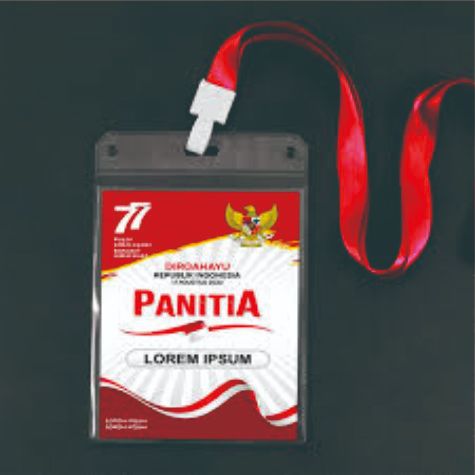 ID CARD PANITIA EVENT / NAME TAG PESERTA / ID CARD AGUSTUSAN / ID CARD PANITIA ( BISA PAKAI DESAIN S