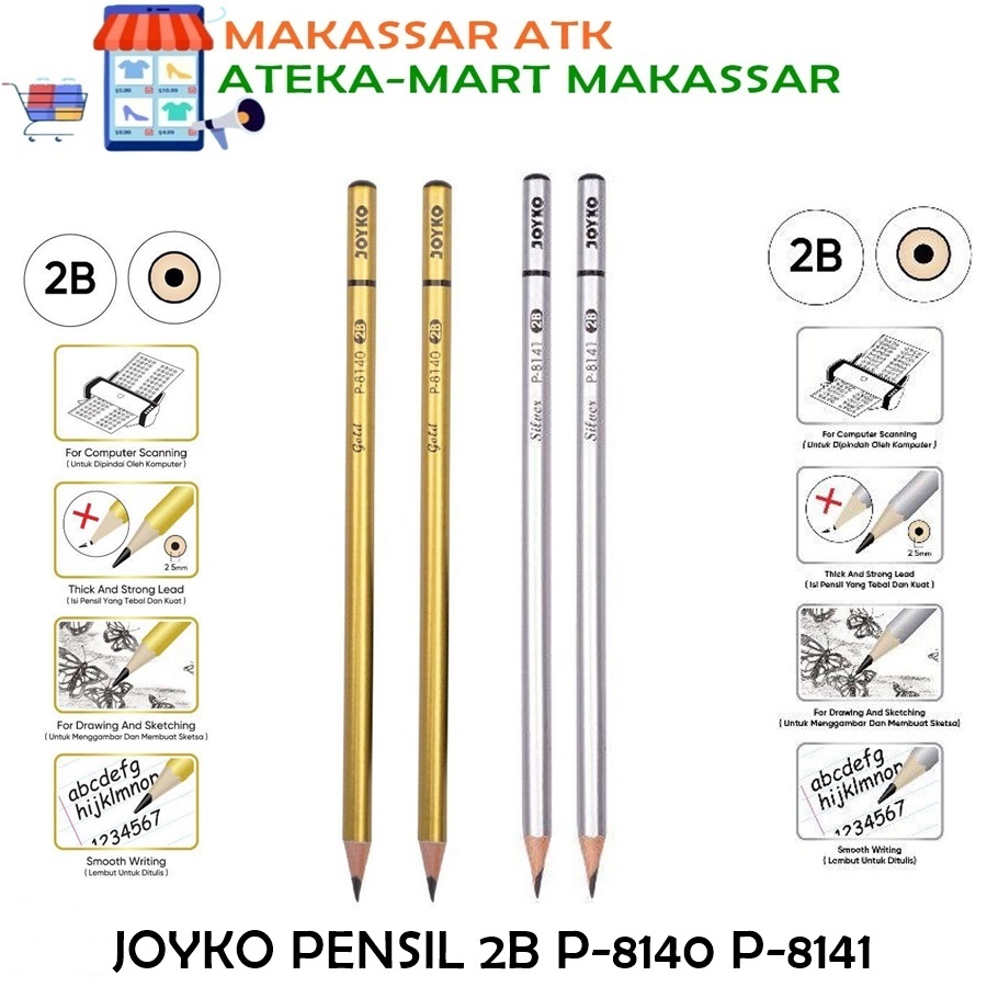 

[1PCS] JOYKO PENSIL 2B P-8140 P-8141