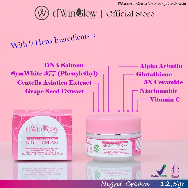 Night Cream - d’Win Glow Skincare