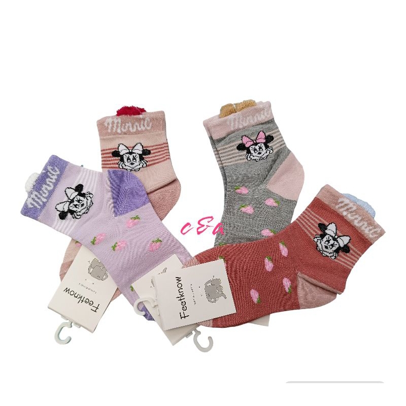 kaos kaki anak cowok cewek TK SD motif lucu