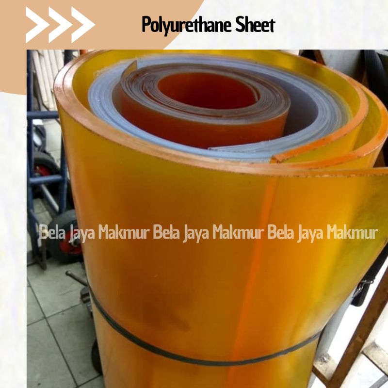 Polyurethane Sheet Tebal 2mm 3mm 4mm 5mm/ PU lembaran kuning/ PU Sheet Banyak ukuran Peredam Suara