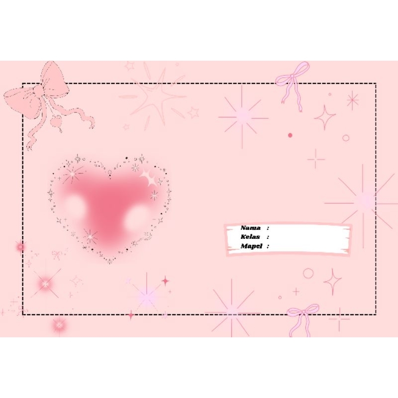 

Kertas Sampul Buku Aesthetic, Sampul Buku Tulis Kecil (ready)