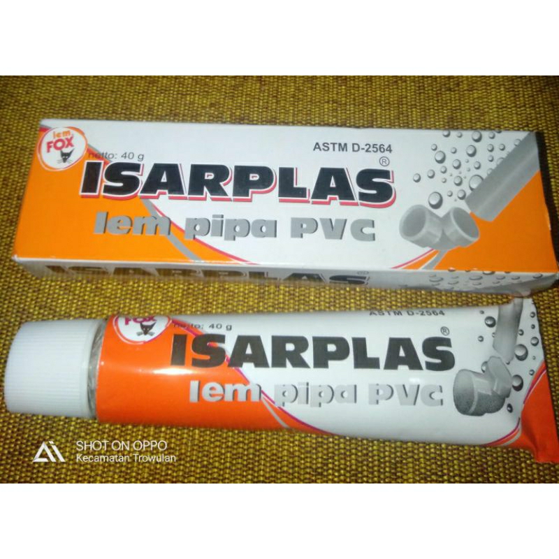 

ISARPLAS Lem Fox Lem pipa PVC Lem Paralon Lem Serbaguna