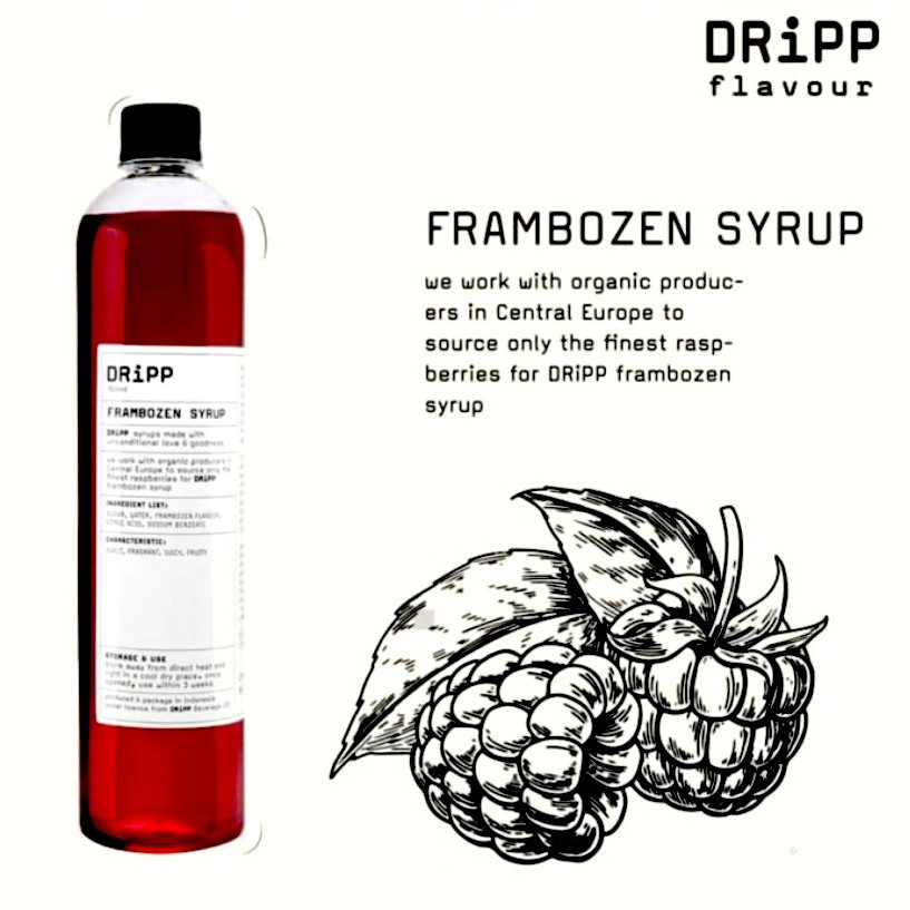 

DRiPP Frambozen Syrup - Sirup Raspberry (Raspberi) 760 ml