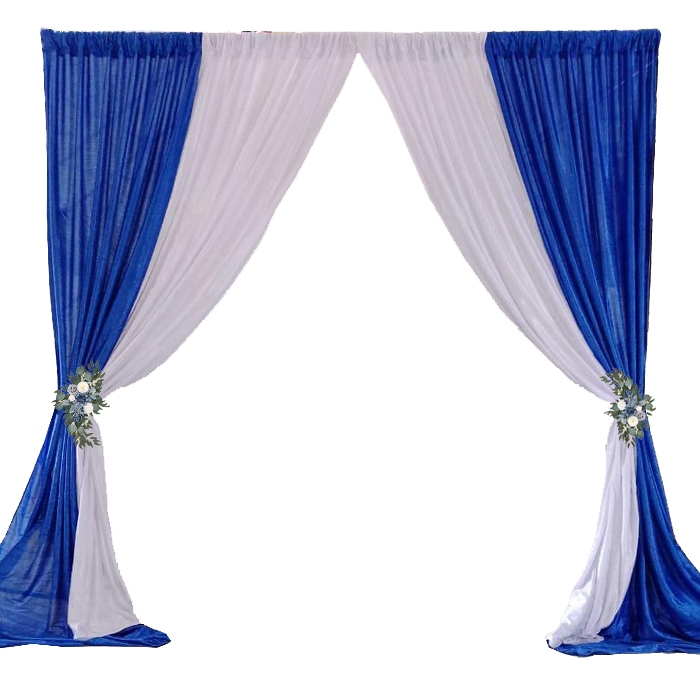 Backdrop Pesta Kain Dekorasi Ulang Tahun Khitan Baby Shower lebar 3m