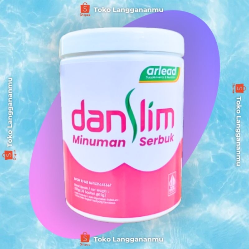 Danslim Minuman Pelangsing Kesehatan Fiber Arlead