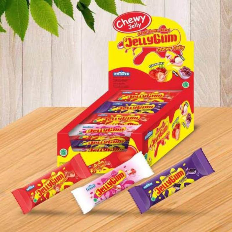 Donald Jelly Gum 24pcs / Jelly gum rasa buah / Jelly gum murah / Chewy jelly