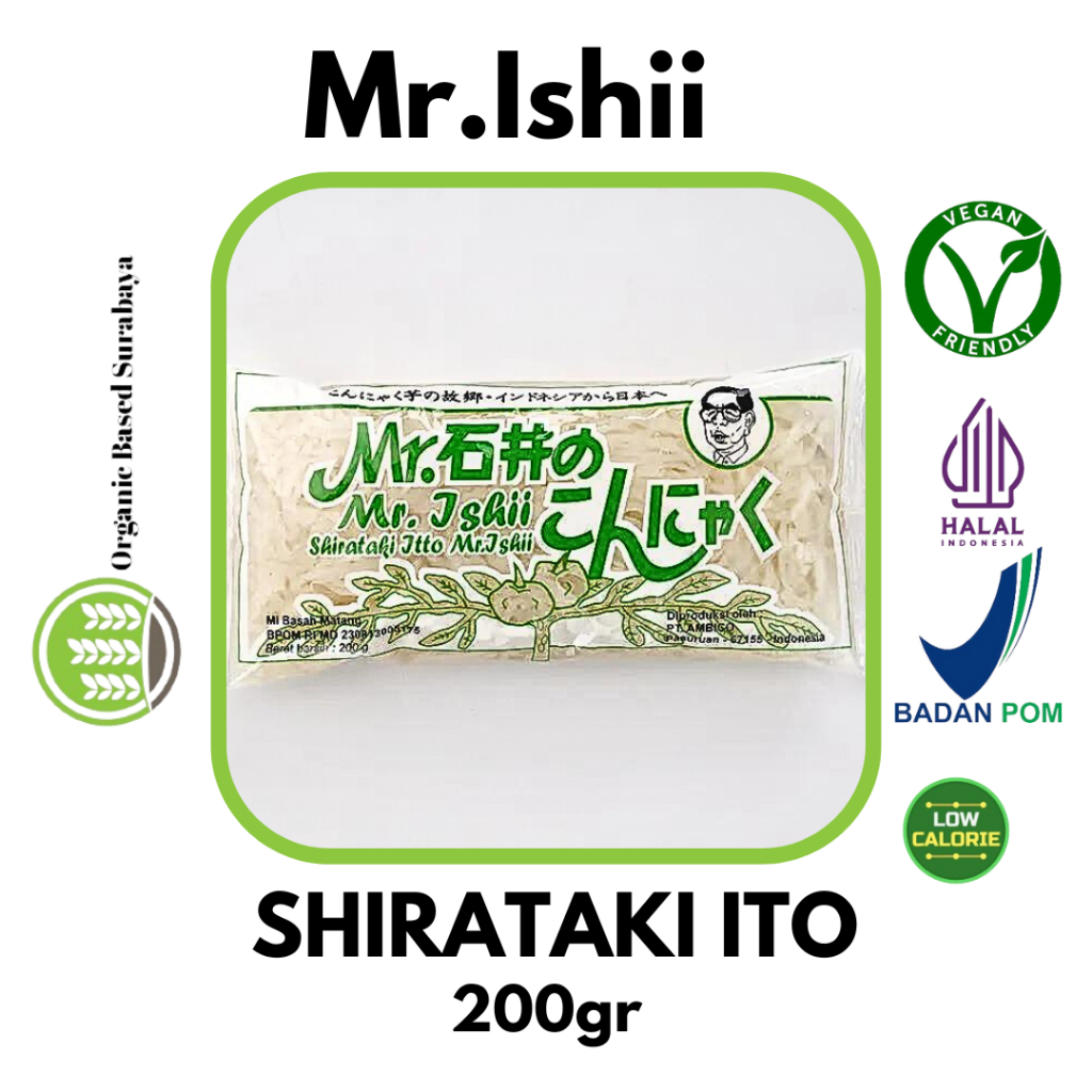 

Mr.Ishii Shirataki Ito (Mie Konnyaku basah) sangat cocok untuk diet
