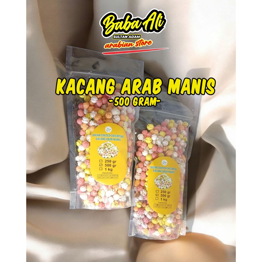 

KACANG ARAB MANIS 500 GRAM