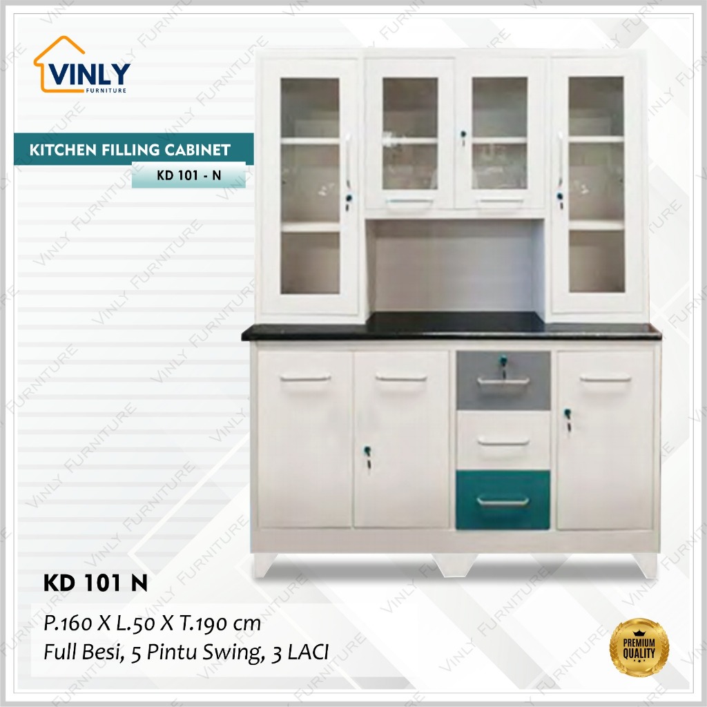 Lemari / Lemari Sayur / Lemari Sayur Besi Vinly 160