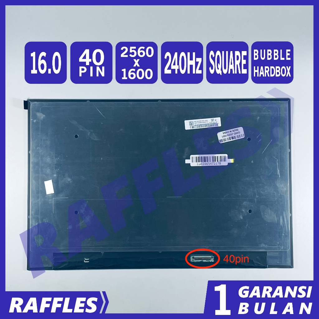 LCD LED NE160QDM-NZ5 TL160ADMP03