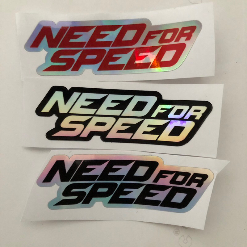 

Stiker Need For Speed NFS Hologram isi 3pcs