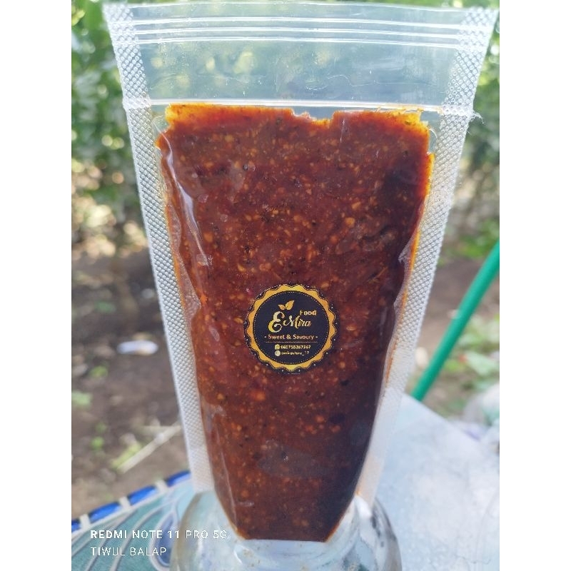 

Sambal pecel kacang sangrai