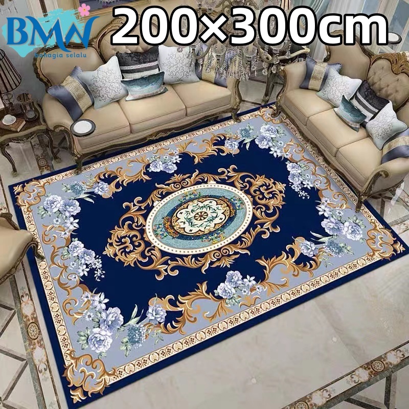 Karpet ruang tamu ukuran 200x300cm gaya Eropa terbaru karpet ruang tamu berukuran besar dan tebal