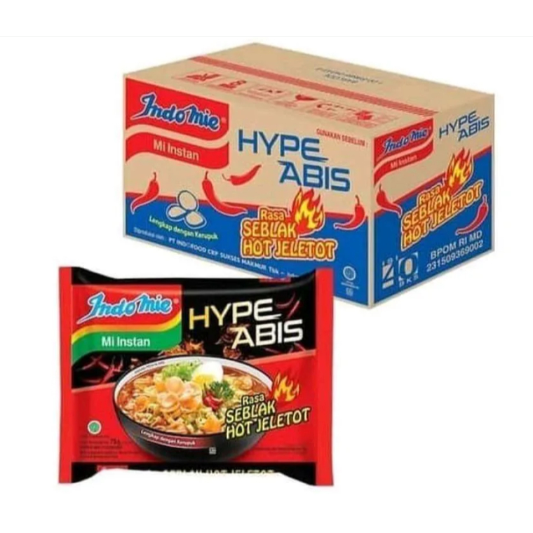 

Indomie Seblak Hot Jeletot Mie Instan [75 g/ 40 pcs/ Dus]