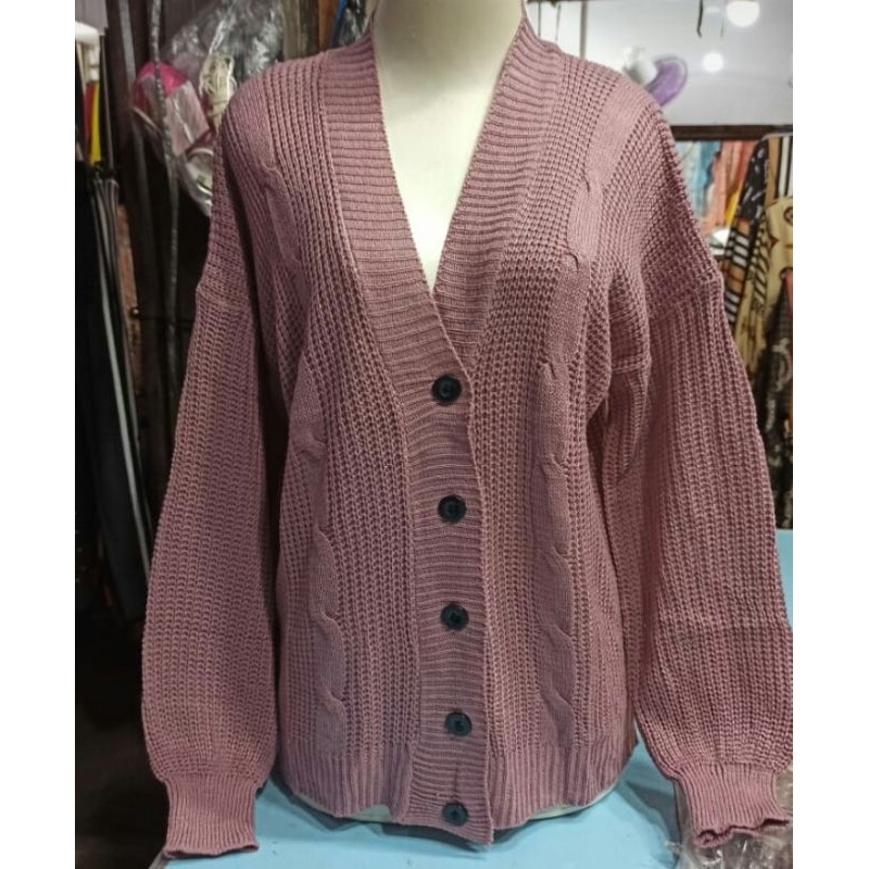 Cardigan Rajut - Outer Rajut - Jaket Rajut Wanita Cewek Model Terkini Motif