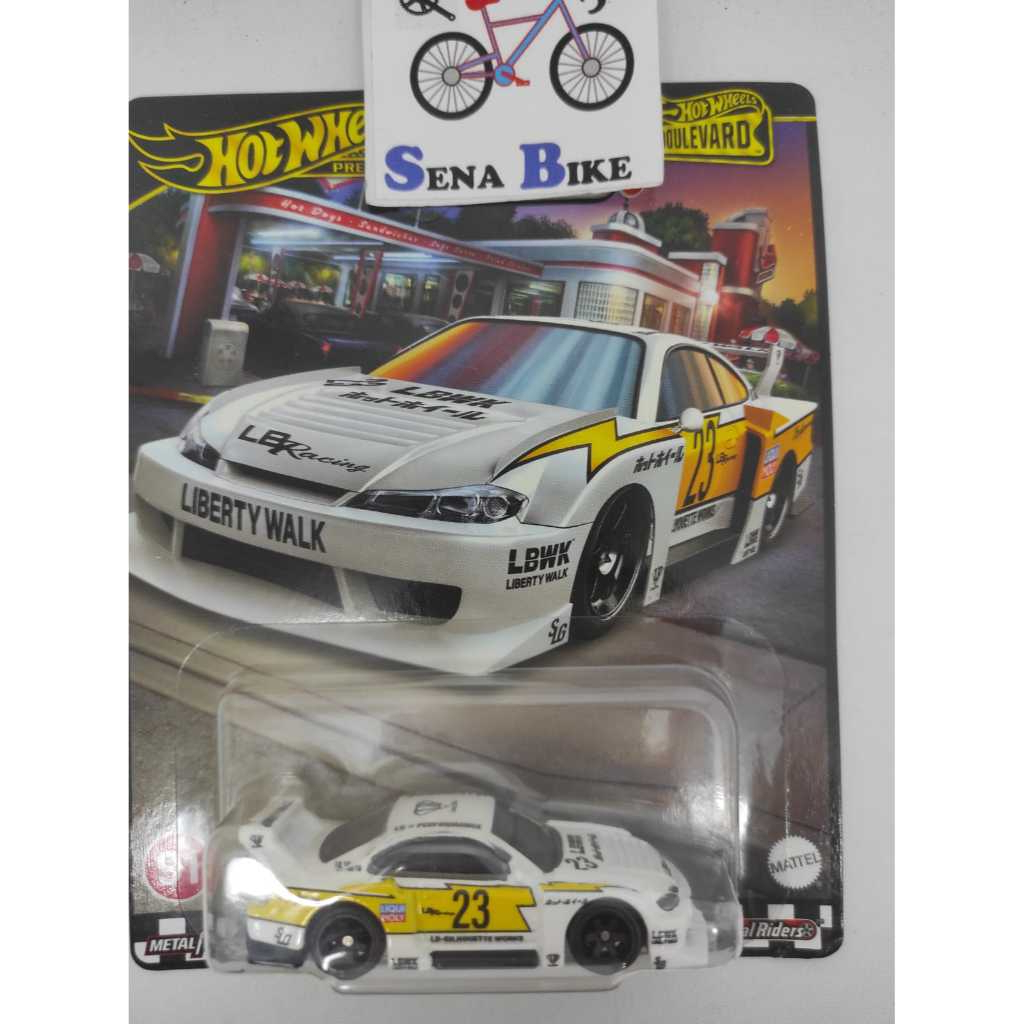 Hotwheels Premium - LB Super Silhoutte Nissan Silvia (S15) LBWK Liberty Walk