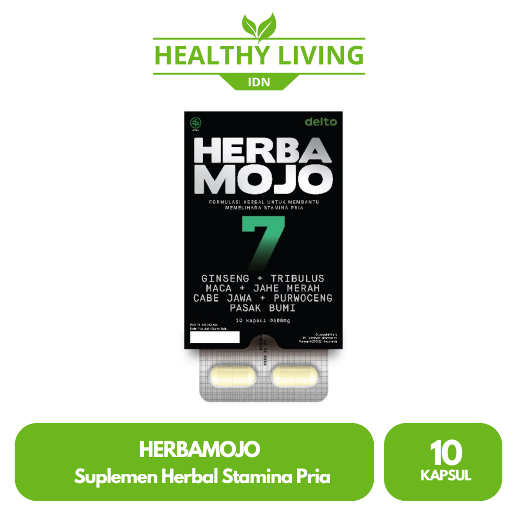 Herbamojo Blister - Suplemen Herbal Stamina Pria