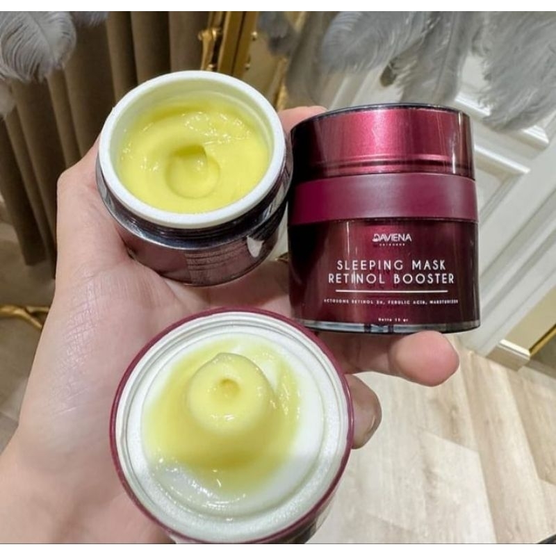 SLEEPING MASK RETINOL BOOSTER DAVIENA ••ORI PUSAT••