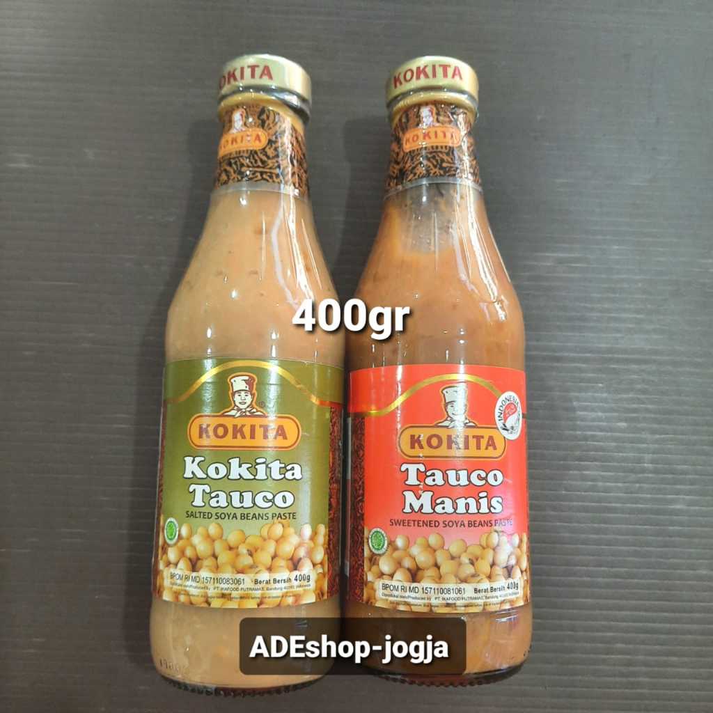 

Kokita Tauco Manis asin 400 Gr botol kaca salted sweetened soya beans paste