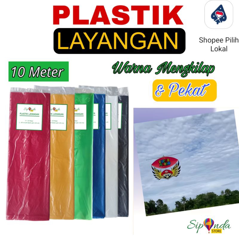 PLASTIK LAYANGAN PANJANG 10 METER ORIGINAL TEBAL