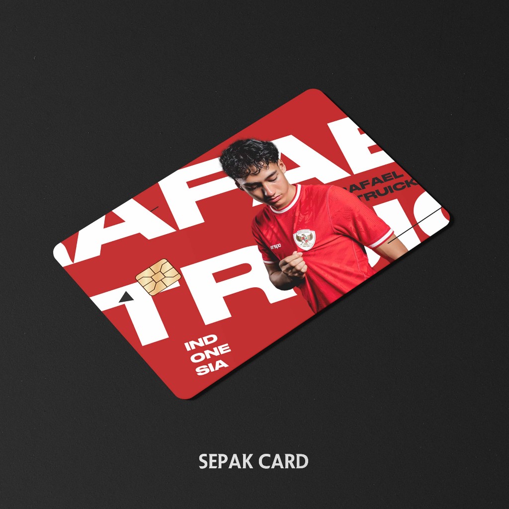 Skin ATM Timnas Indonesia // Garskin ATM Timnas Indonesia ( Skin Card / Stiker ATM )