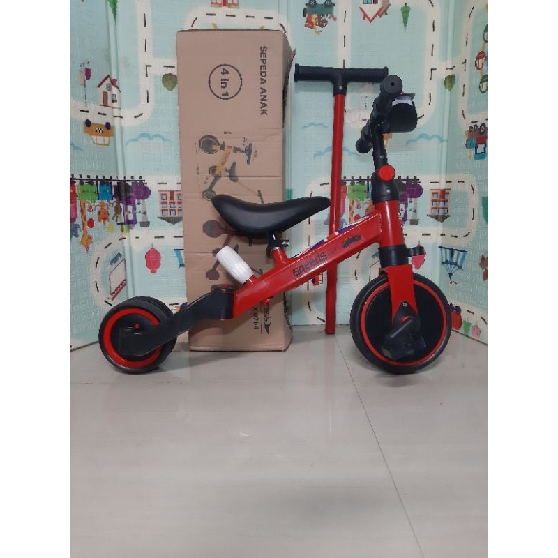 SPEED sepeda balance bike 4 in 1 anak second