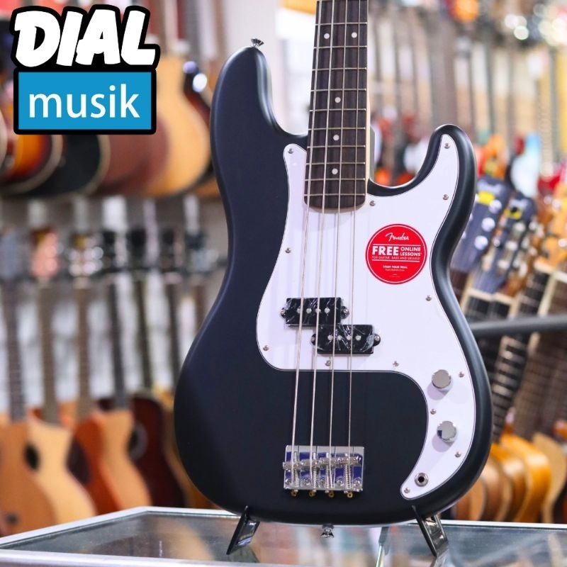 Squier Debut Series Precision Bass Electric Bass Black - Bass Elektrik Squier Original / BK