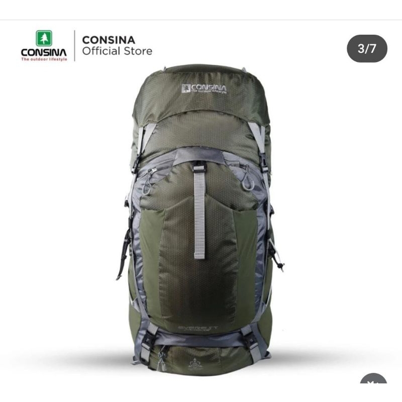 Consina Everest 60+5 liter expert series tas gunung premium