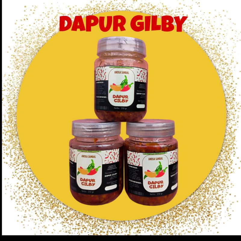 

Dapur Gilby Paket Sambel Ekonomis Isi 3 (Cumi ciamik. Triasin . sambel bawang ) 150 grm